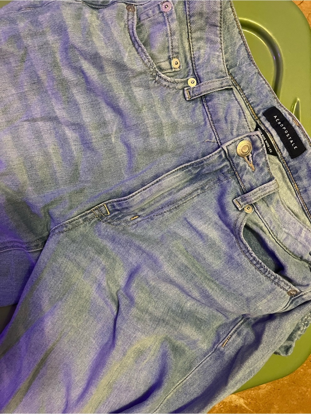 Aeropostale Women’s Light Blue High-Rise Jeans